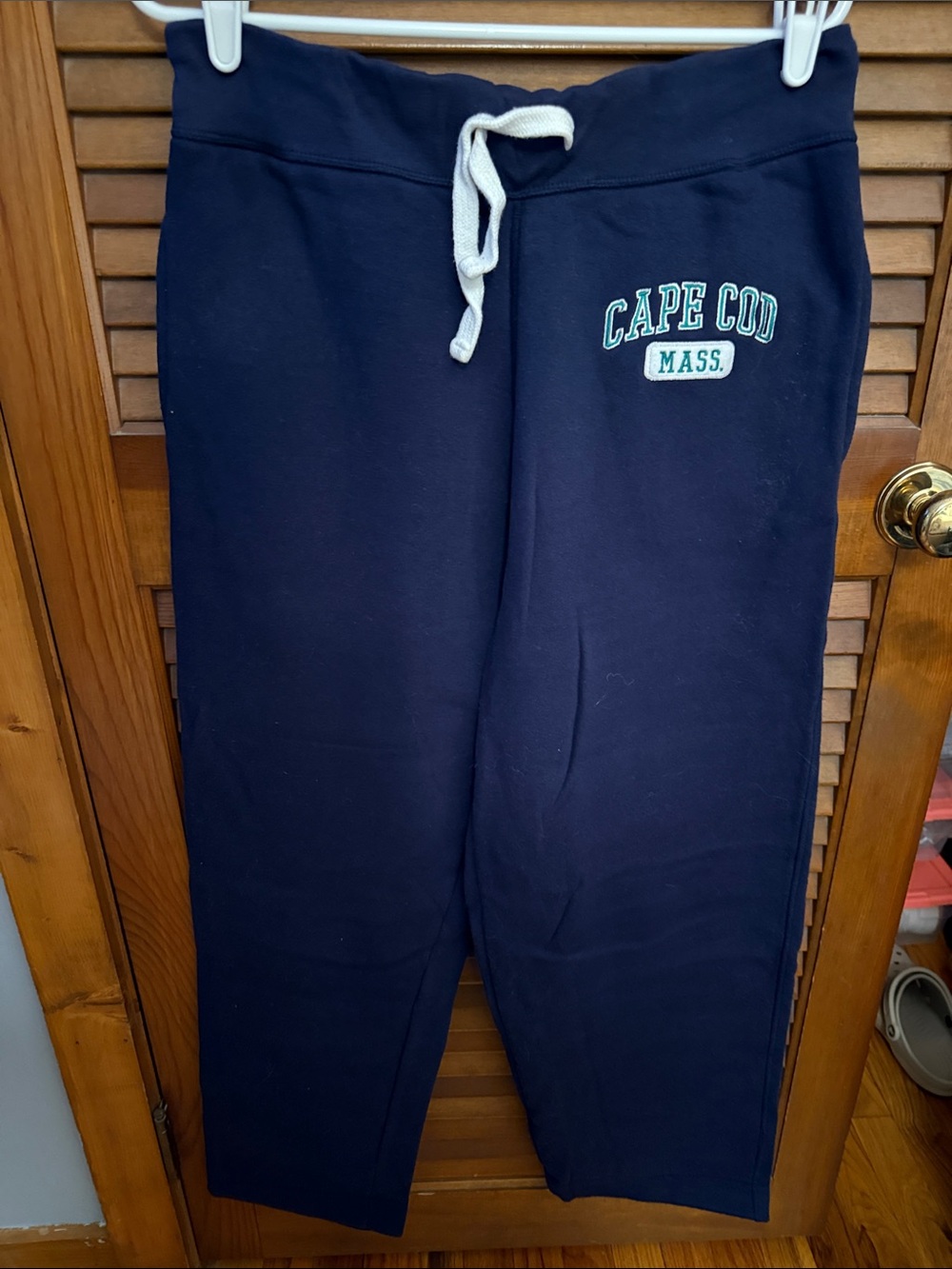 Cuffy’s Cape Cod Navy Straight-Leg Sweatpants with Drawstring